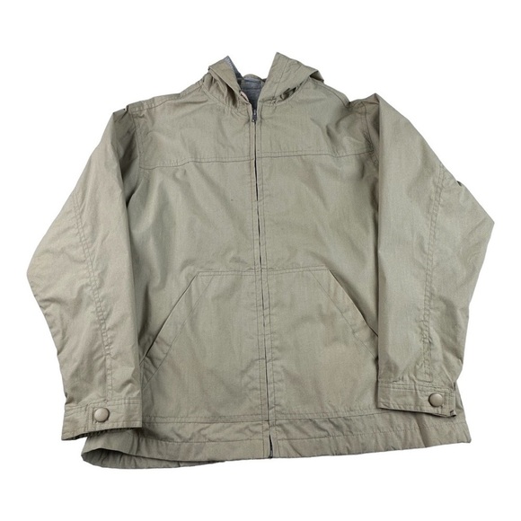 Weather Spirits Jackets & Blazers - Weather Spirits Hooded Jacket Khaki Size Small